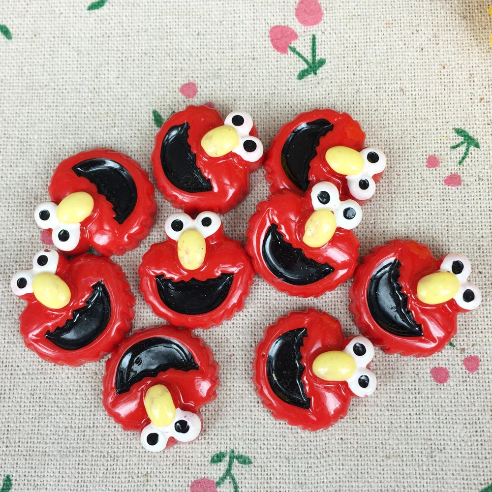 10 шт. Кабошон из каучука с плоской задней стороной кавайный мультфильм сделай сам