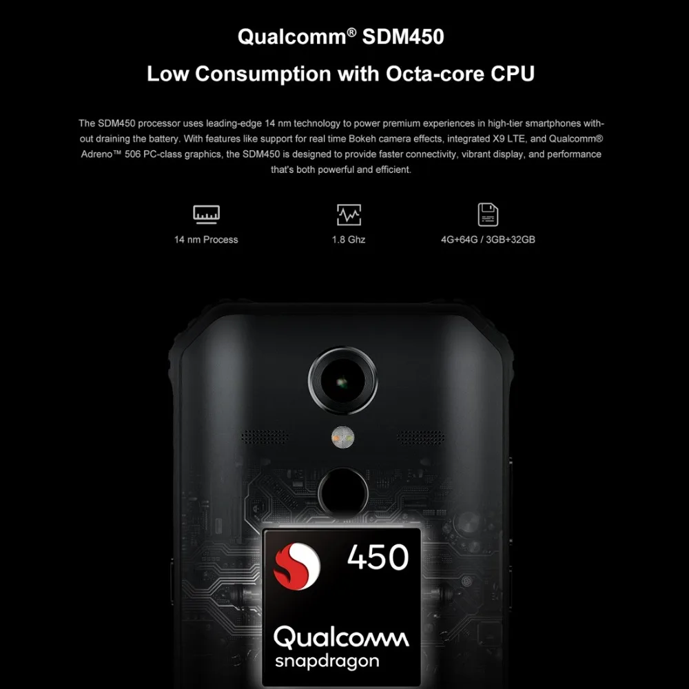 AGM A9 IP68 Водонепроницаемый телефон 5,99 дюймов HD 4 ГБ/6 Гб ram 32 ГБ/64 Гб rom восьмиядерный смартфон Snapdragon 450 5400 мАч NFC сотовый телефон
