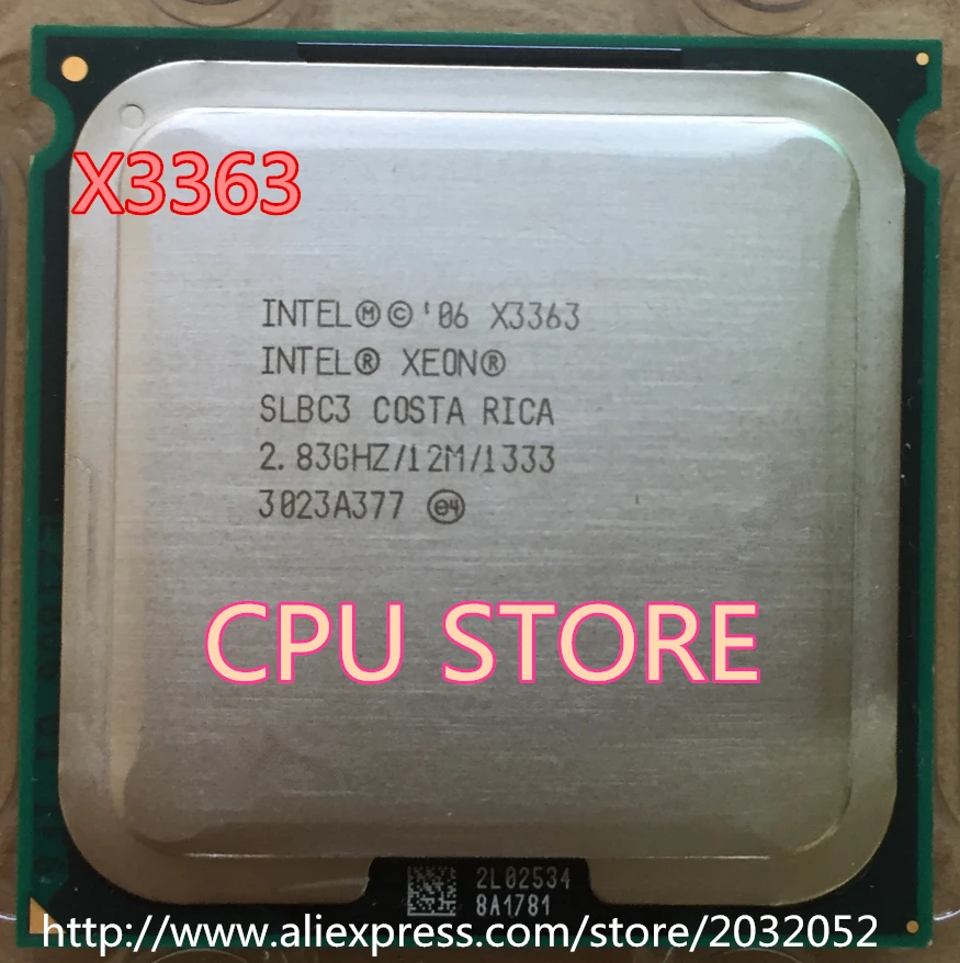 Процессор lntel Xeon X3363 SLBC3/SLASC 2 83 ГГц/LGA771/12 Мб кэш памяти L2/четырехъядерный (работает