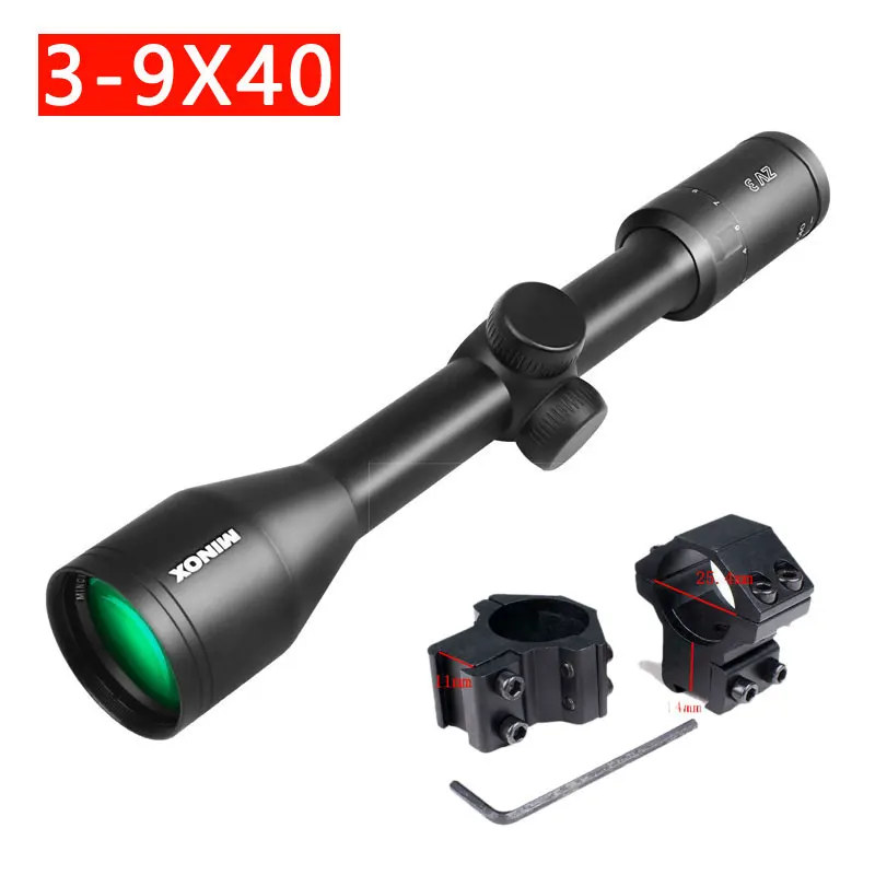 3-9X40(low 11mm) HD ZV 3-9X40 тактическая стрельба оптика прицелы BDC Сетка охотничий оптический прицел для продажи дешево - Цвет: 3-9X40(low 11mm)