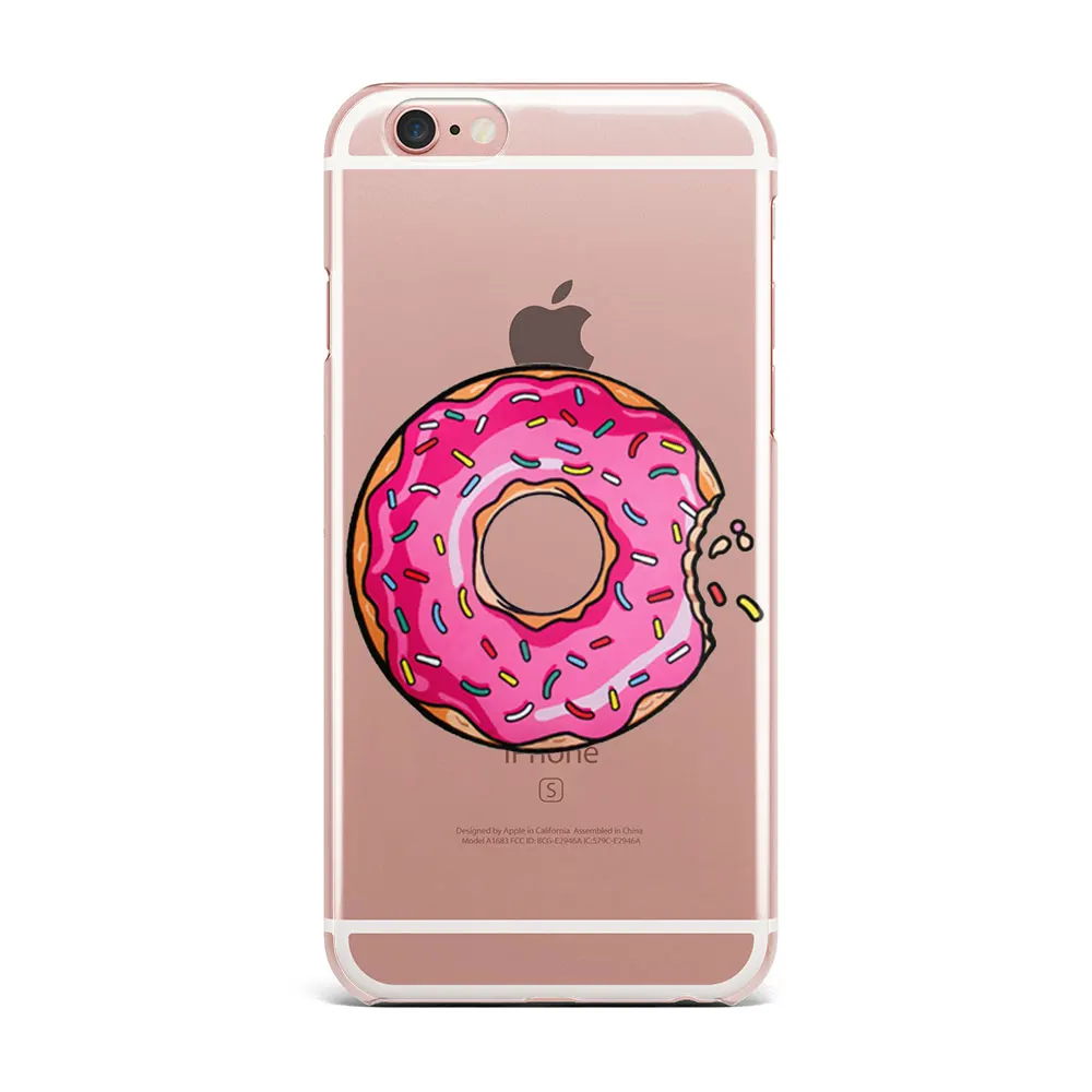 TPU D796 Еда, Пончик мороженое искусство милый чехол для телефона для iPhone XR 5S XR 5 6 6S 8 7 PLUS X XS MAX чехол для Funda iPhone 11 pro max ТПУ чехол - Цвет: TPU D796