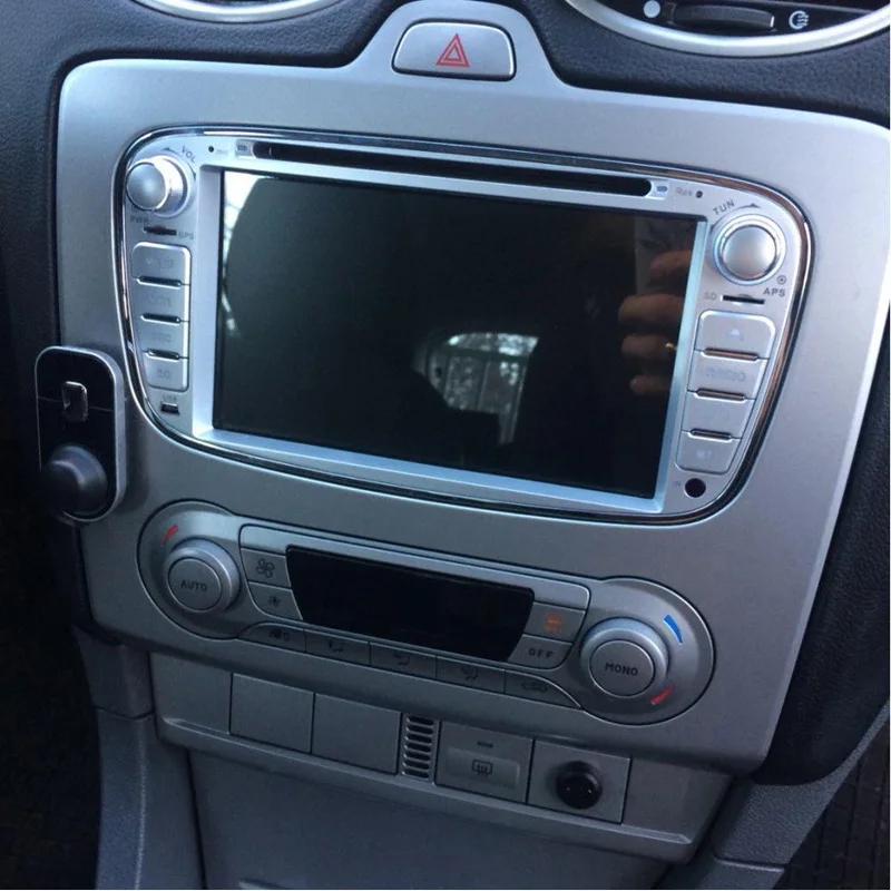 Автомобильный DVD SilverStrong 7 дюймов CarPlay 2Din Focus 2 Android10.0 для Ford FOCUS2 Galaxy Mondeo gps радио