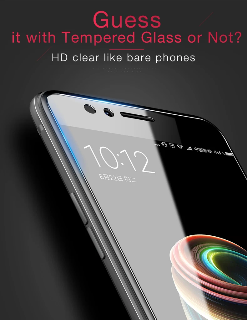Cafele Защита экрана для мобильного для Xiaomi Mi A1 закаленное Стекло Экран протектор для Xiaomi Mi 5X9 H твердость, не создающая “пузырей