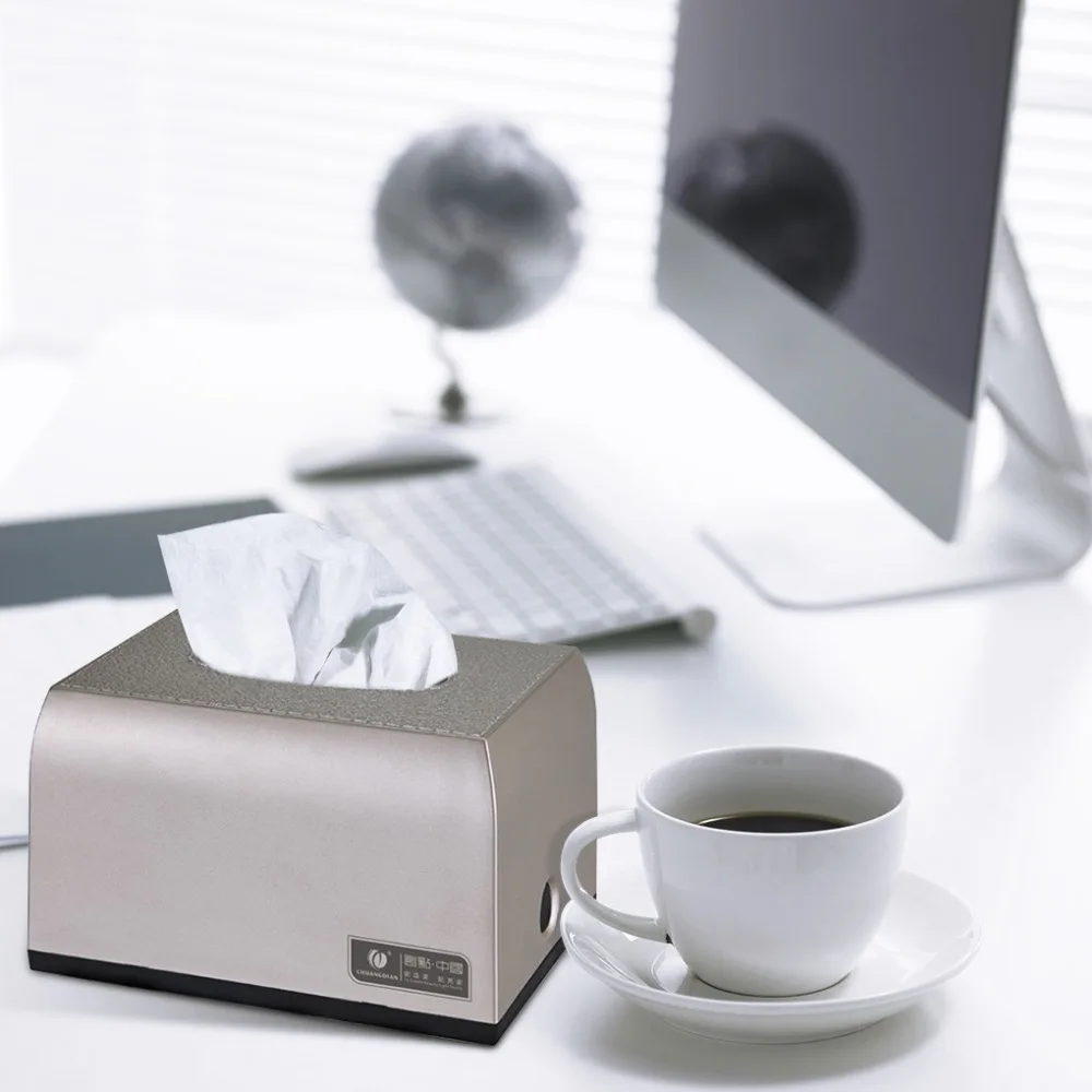 Туалетная бумага кожаная текстура квадратный чехол для салфеток лица органайзер