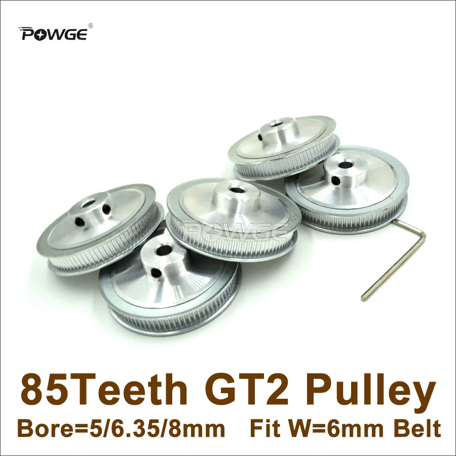 Ремень ГРМ POWGE 50 шт. 85 зубьев 2GT отверстие 5 10 мм подходящая Ширина = 6 GT2 для 3D