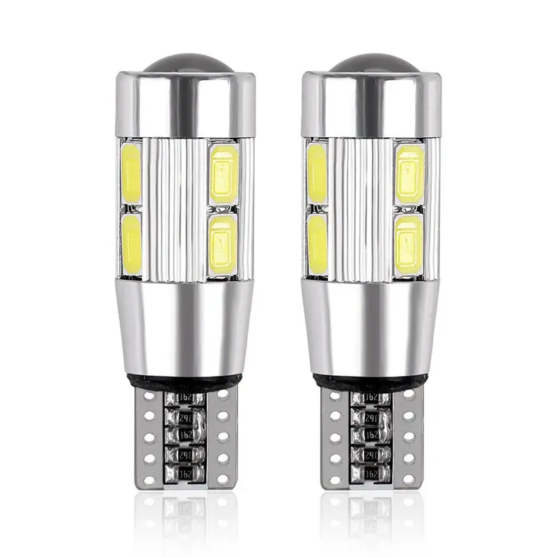 Алюминиевый светодиод Cambus T10 10 4 штуки чипы Cree W5w (чипы Samsung 5630)|t10 10|10 t10aluminio led |