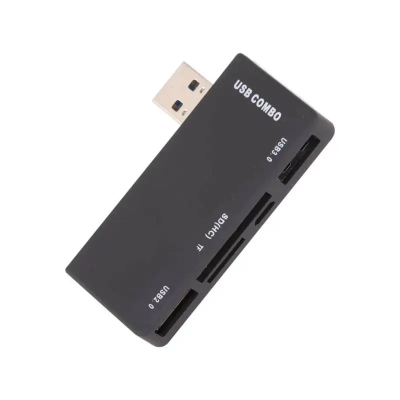 5 в 1 USB 3,0 концентратор& Card Reader комбинированный адаптер USB 3,0/2,0 узлов SD карт-ридер для телефона портативных ПК Surface Pro 3/4