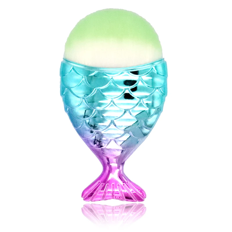 1pcs 1/11 шт. Pro Русалка кисти для макияжа бровей подводка для глаз Румяна косметический консилер набор кистей для макияжа maquillaje - Handle Color: 1pcs