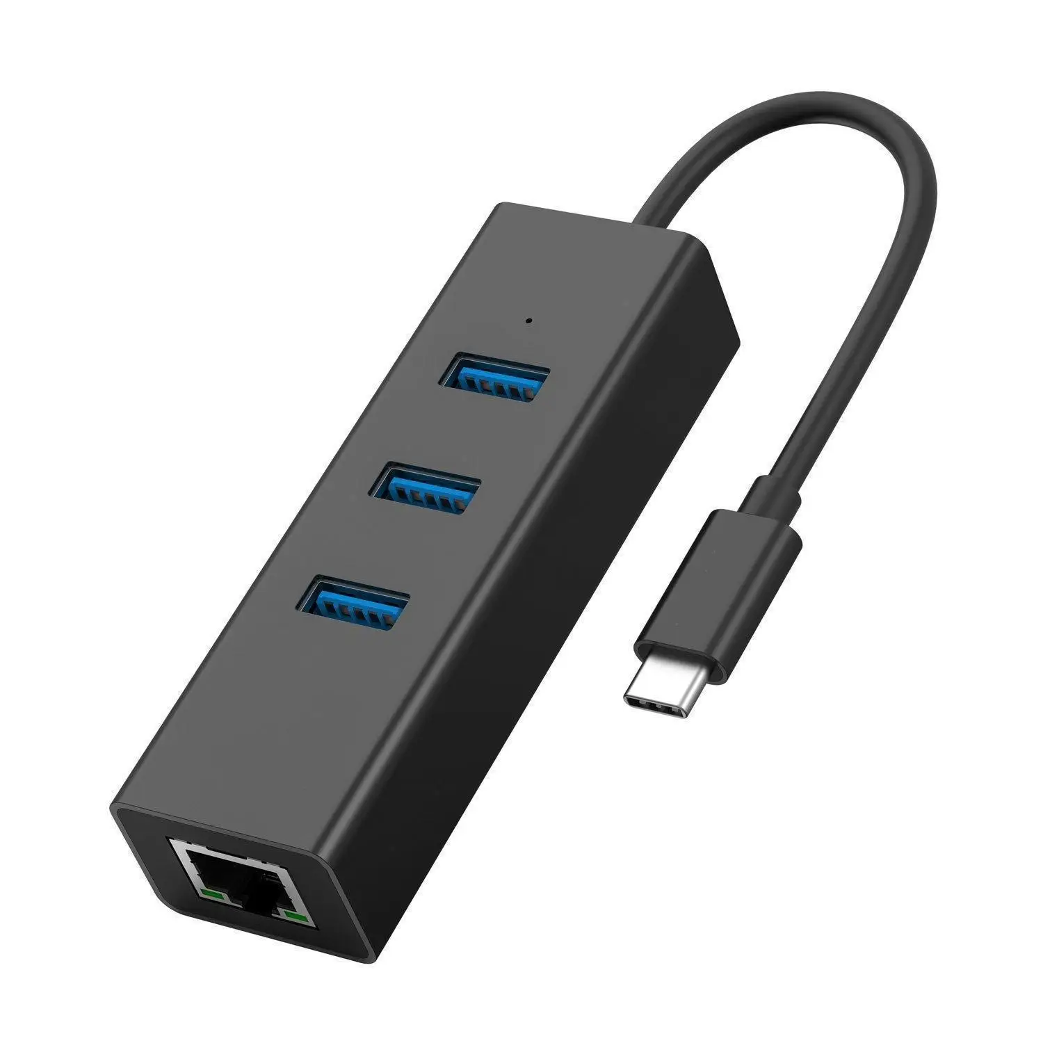 USB 3,0 концентратор Type-c сетевая карта OTG USB концентраторы Тип C к  Rj45 Lan адаптер Gigabit Ethernet USB сплиттер для ноутбука телефона |  AliExpress