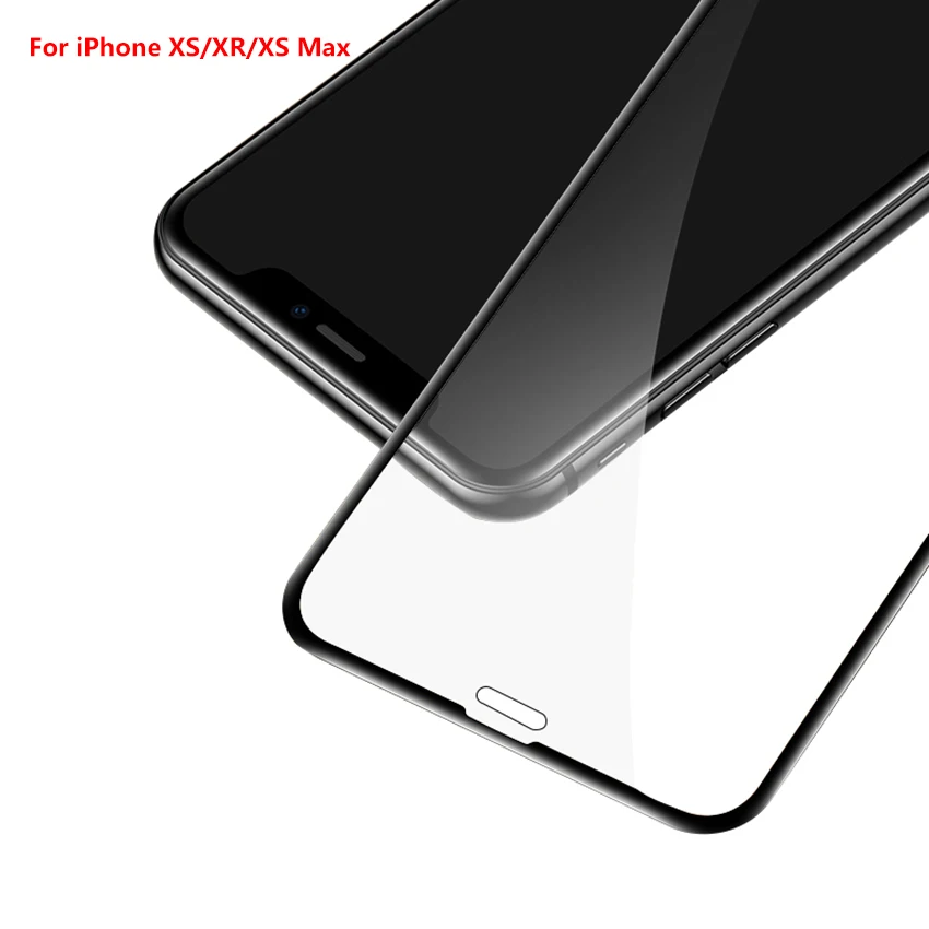 

Закаленное стекло с полным покрытием для iPhone Xs, защита экрана, 3D Защитная стеклянная пленка для iPhone Xs Max, для iPhone XR, новинка 2018