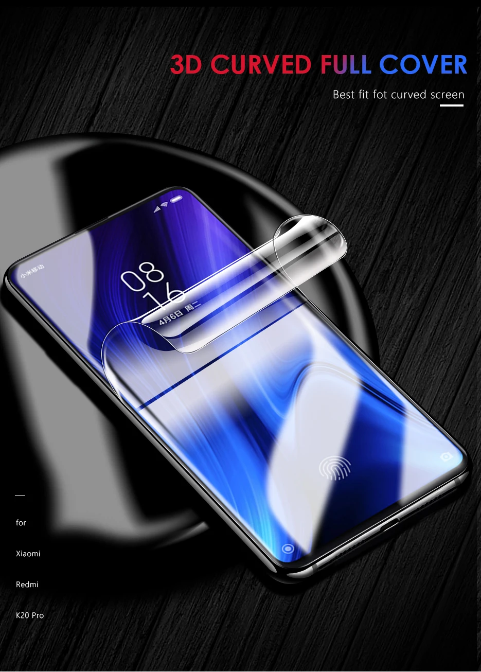 CHYI 3D изогнутая пленка для Xiao mi Red mi K20 Pro защита экрана mi 9T полное покрытие нано Гидрогелевая пленка с инструментами не стекло mi 9t