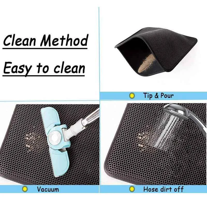 Водонепроницаемый коврик для кошачьих туалетов Eva двухслойный лоток кошек