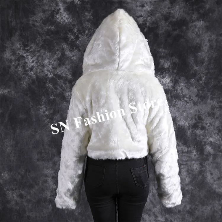 Праздвечерние чная одежда M69 белое меховое пальто костюмы со