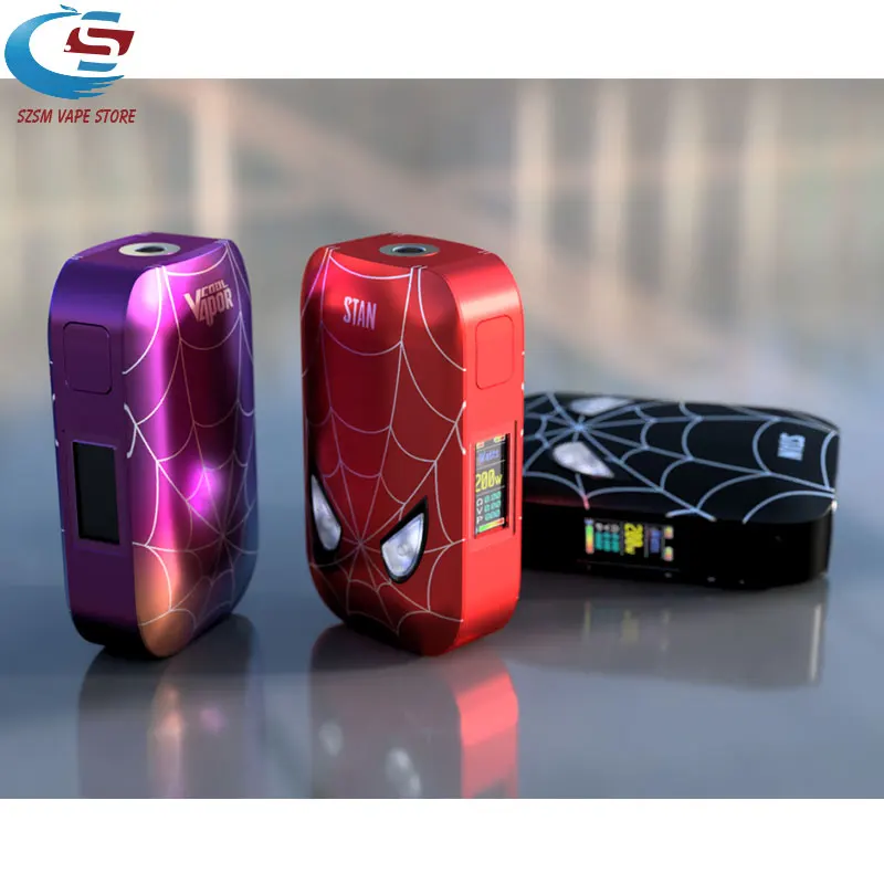 Оригинальная электронная сигарета STAN BOX vape 200 Вт Комплект 18650x2 батарея 0 96