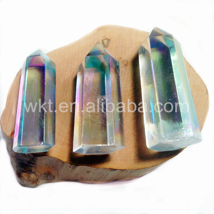 WT G163 10 шт. с опаловым кристаллом|angel aura|stone opalsaura crystal |