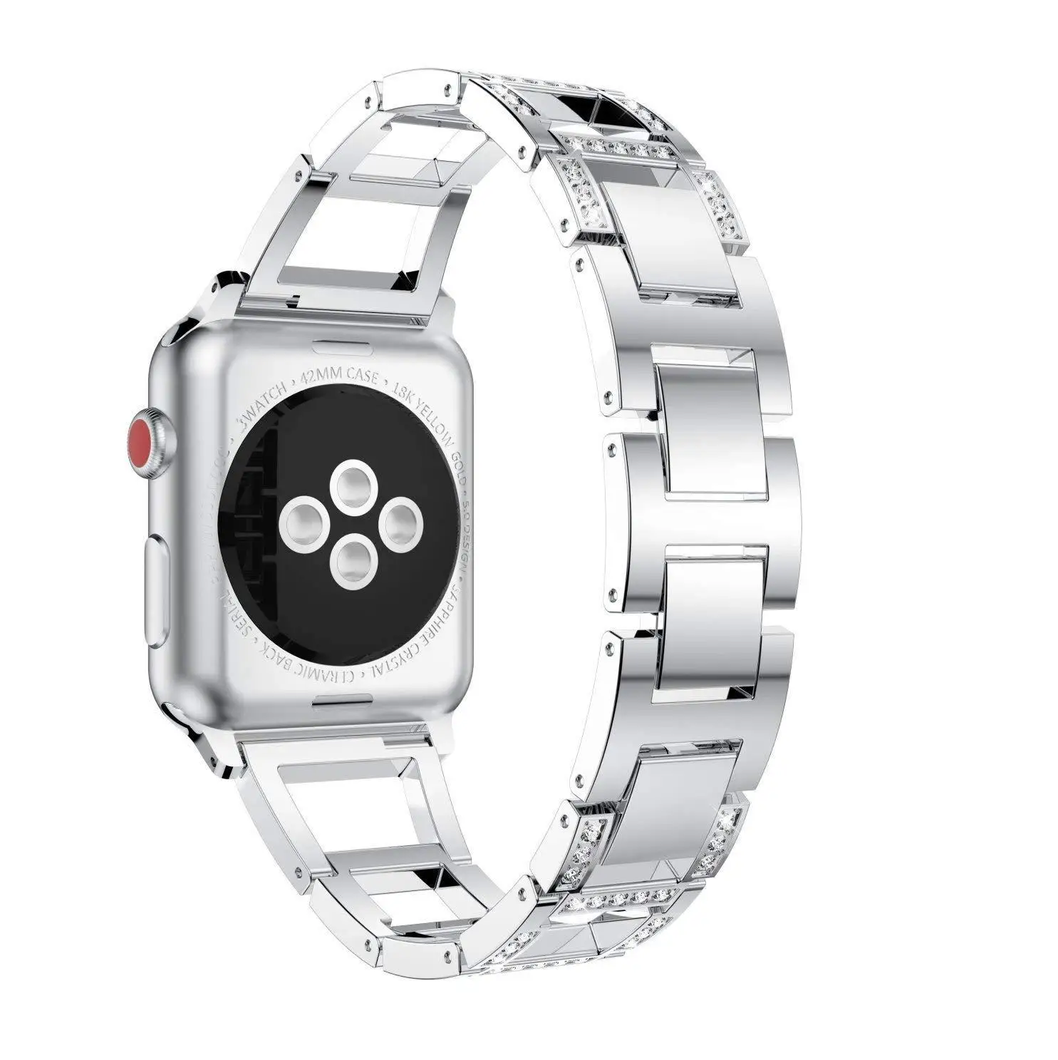Нержавеющая сталь часы ремешок для наручных часов Apple Watch Iwatch версия 1 2 3 размер