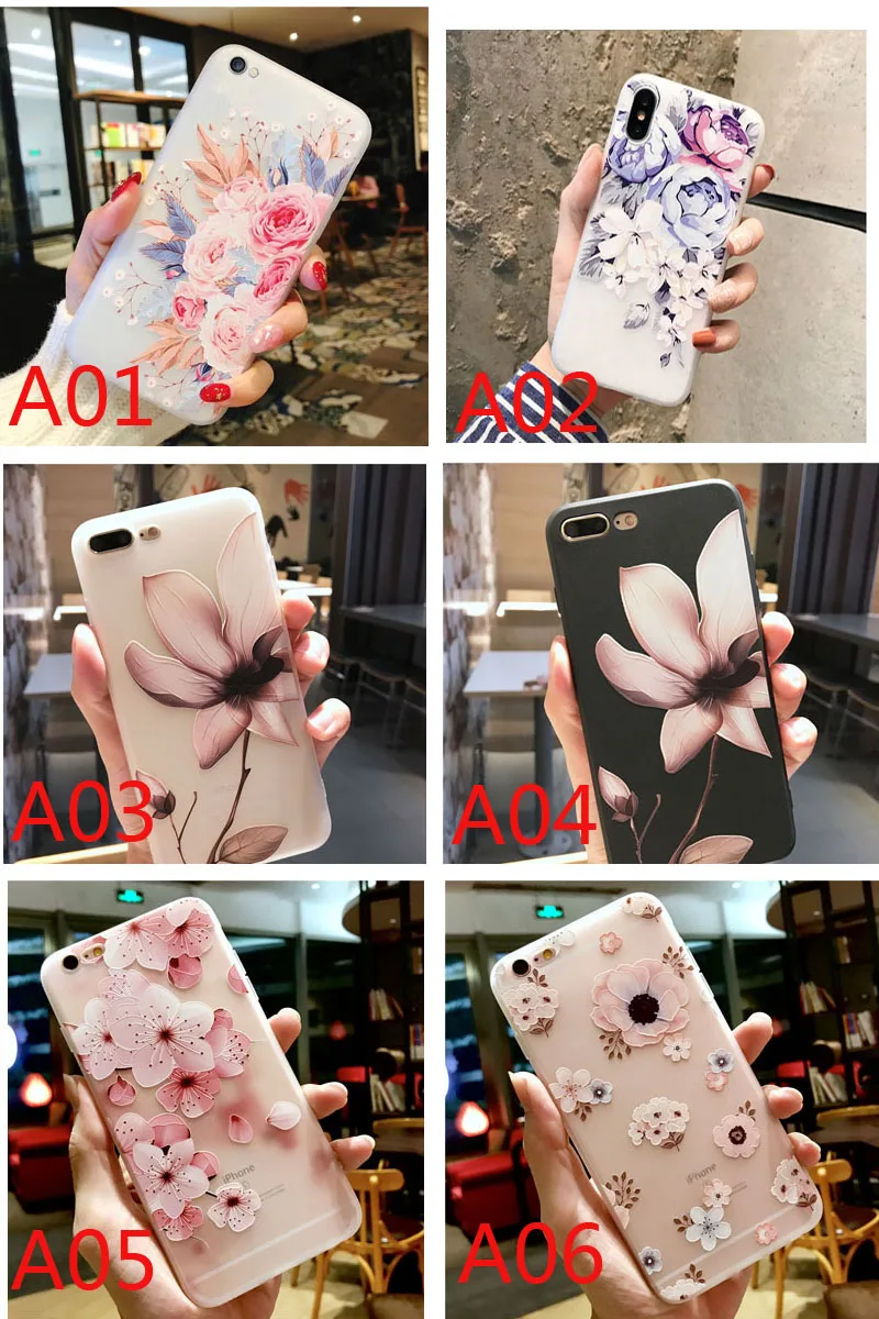 Чехол Ricestate для Xiaomi mi A1 A2 mi 8 lite mi 9T чехол красный mi 5A 6A 7A Note 5 6 7 S2 Go K20 Pro силиконовый рельефный мягкий чехол с цветами