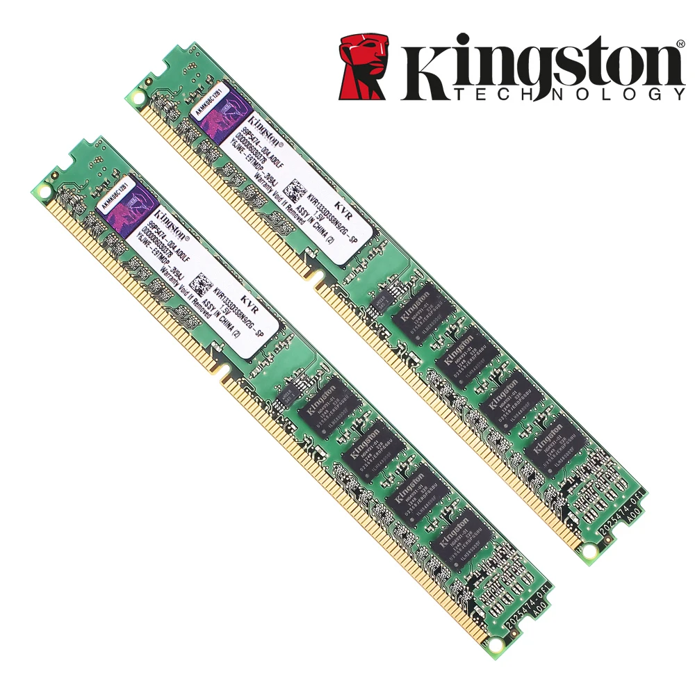 

Kingston RAM Memory DDR 3 1333MH DDR3 4GB PC3-10600 Z 1.5V For Desktop KVR13N9S8/4-SP