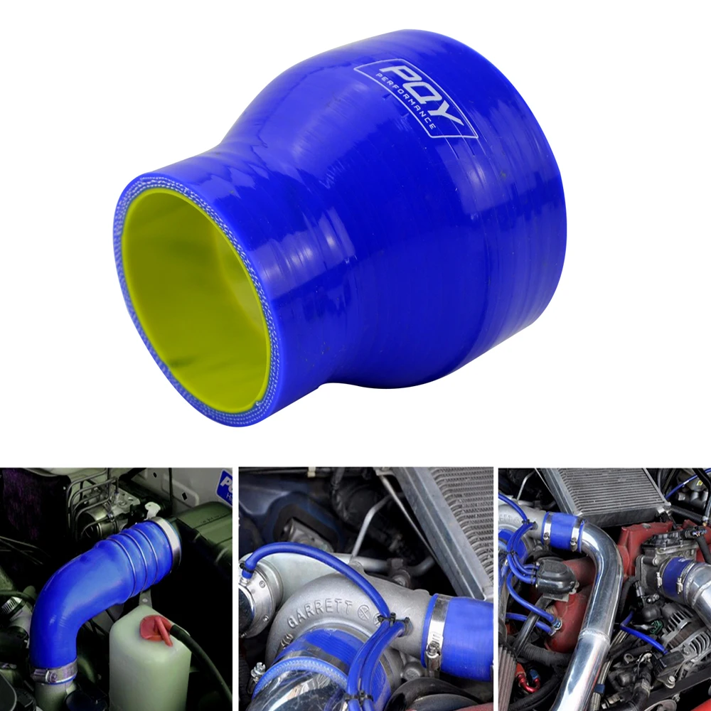 Hypertune 2 &quot 3&quot 51 мм 76 силиконовый шланг прямой Редуктор соединение синий и желтый