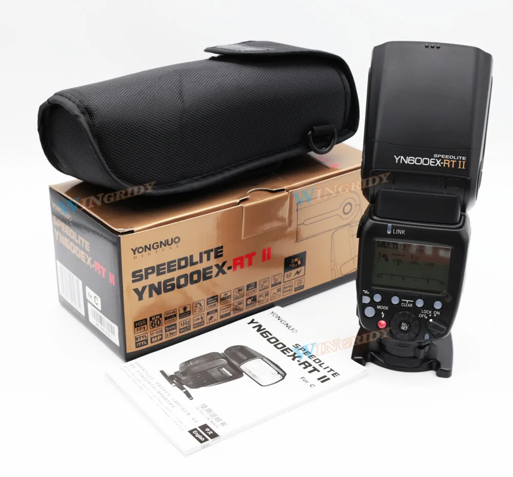 YONGNUO YN600EX-RT II 2,4G Беспроводная HSS 1/8000s Master ttl вспышка Speedlite для камеры Canon 60D 650D как 600EX-RT YN-600EX RT II