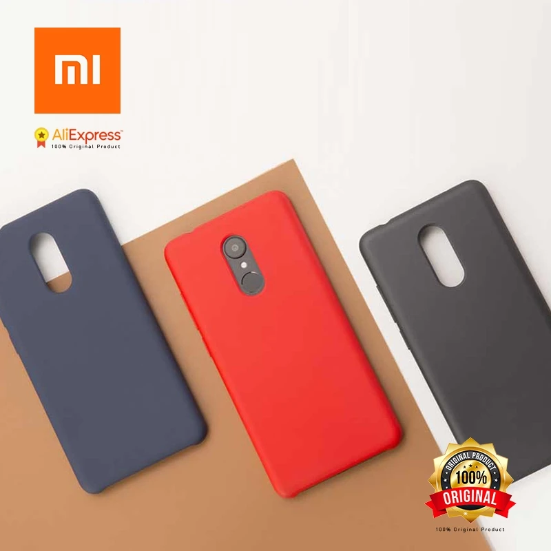 Оригинальный чехол Xiaomi для Redmi 5 Plus жесткий из ПК + пыхлящая Защитная крышка ПЭТ