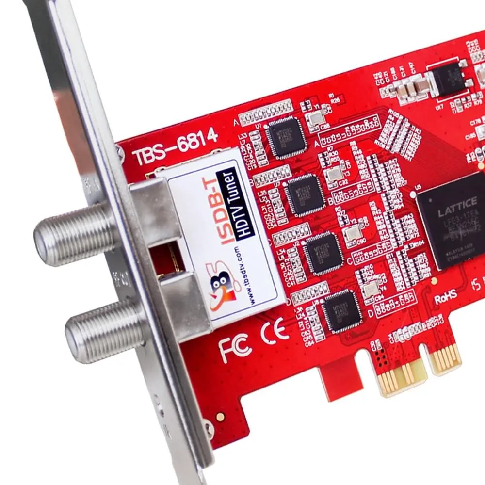 TBS6814 ISDB T Quad тюнер PCIe карта для телевизионных программ|card card|card programingcard tv |
