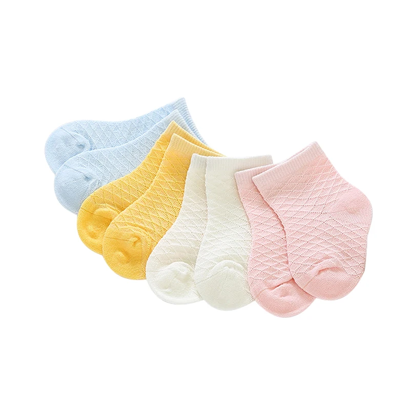 Детские носки с вырезами и стразами летние носки-тапочки для новорожденных