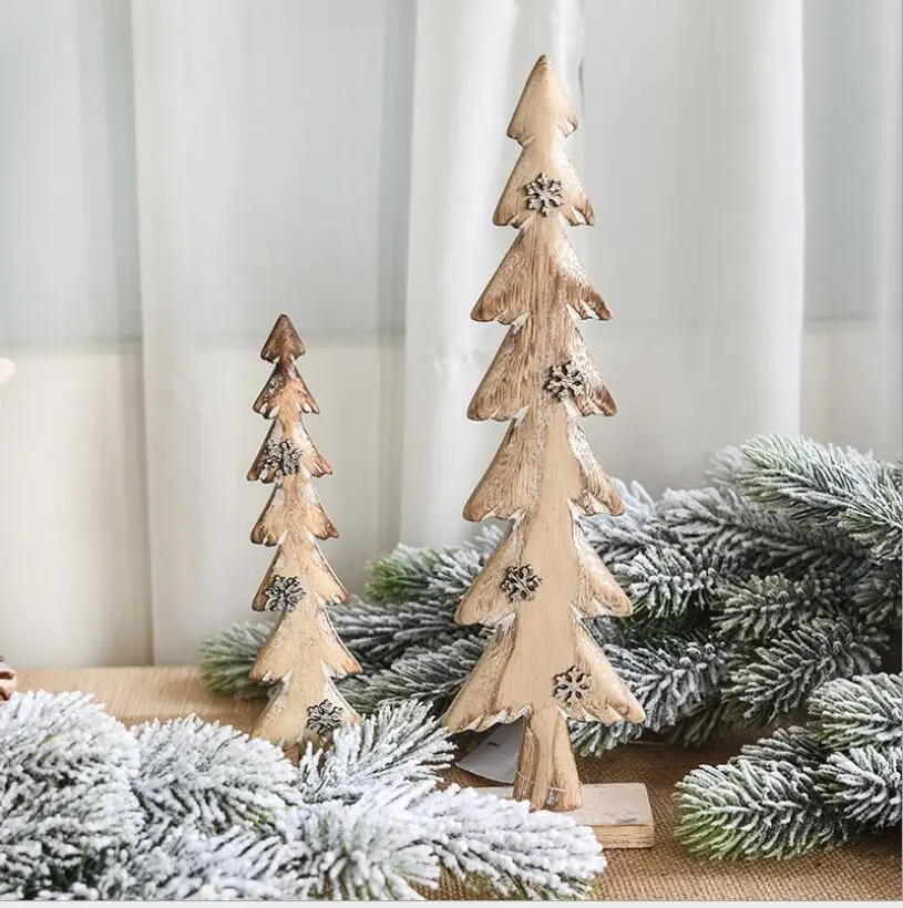 Рождественская елка Adornos Navidad деревянное Рождественское украшение для дома 2019 |