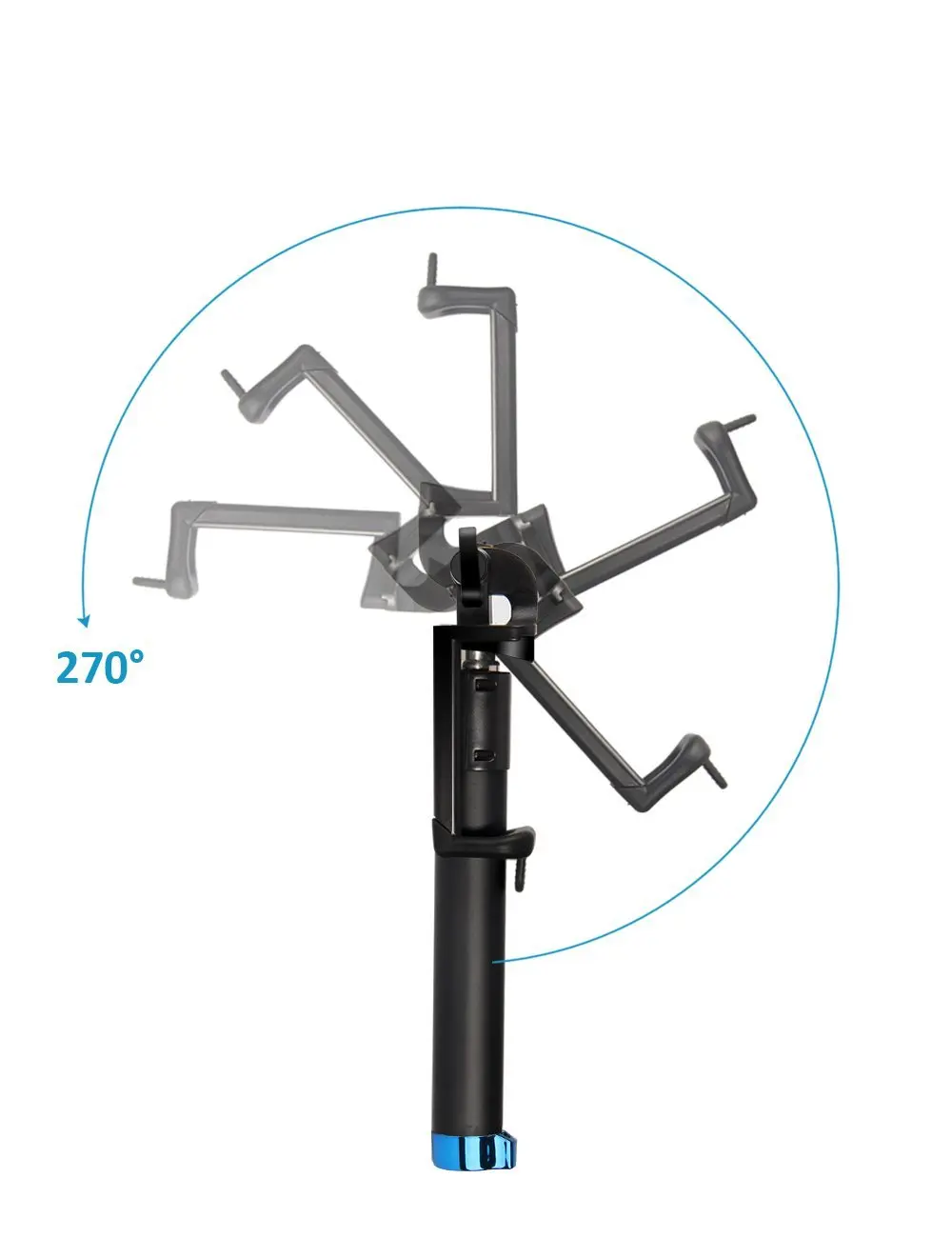 Мини Bluetooth селфи палка с кнопкой ручка Монопод универсальный Selfipalka Pau de self для iPhone