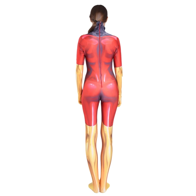 Детский костюм для косплея серый из спандекса и лайкры Хэллоуина 24 часа в