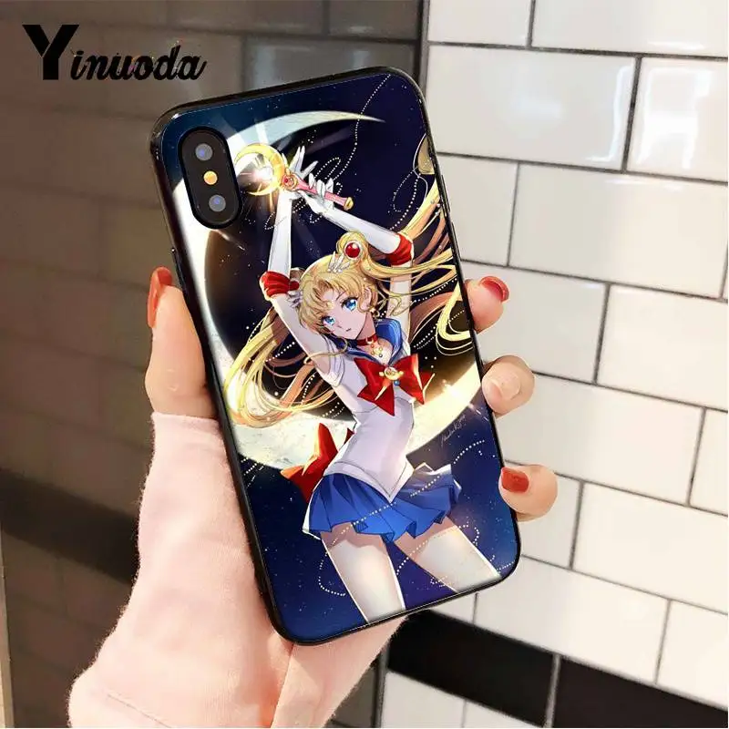 A9 Yinuoda Сейлор Мун эстетическое красивое аниме девушка чехол для телефона для iPhone 5 5Sx 6 7 7plus 8 8Plus X XS MAX XR 10 11 11pro 11promax - Цвет: A9
