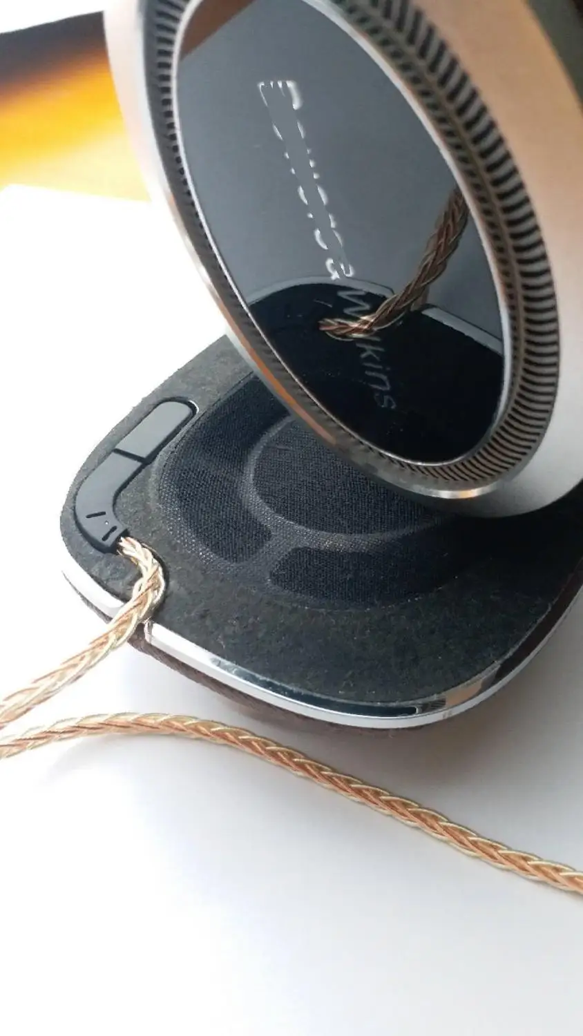 8 ядерный Плетеный OCC посеребренный аудиокабель для наушников B & W Bowers Wilkins