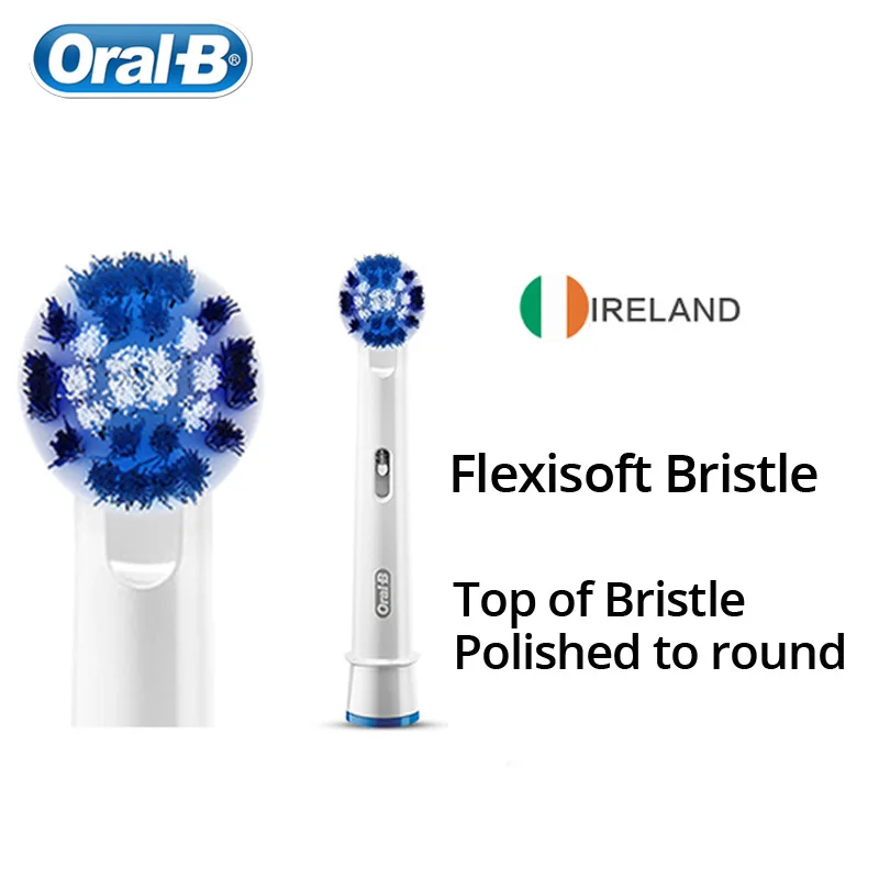 Oral B сменная насадка для зубной щетки EB20 точность очистки FlexiSoft Щетинная кисть