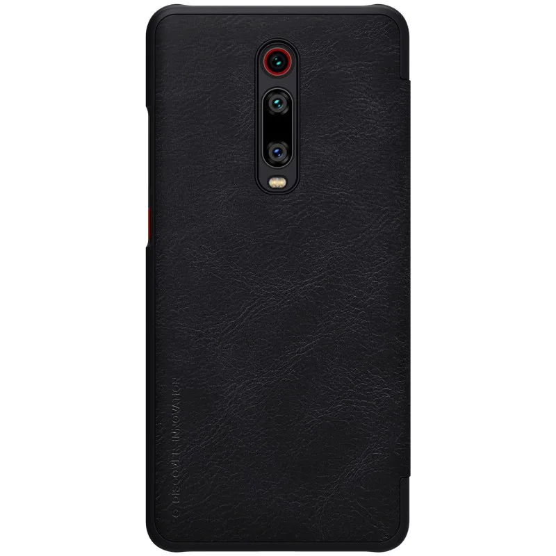 Черный Чехол для Xiaomi Mi 9 T, чехол NILLKIN Qin, винтажный кошелек, откидной чехол, чехол funda для Xiaomi Mi 9T pro, чехол из искусственной кожи с защелкой - Цвет: Черный