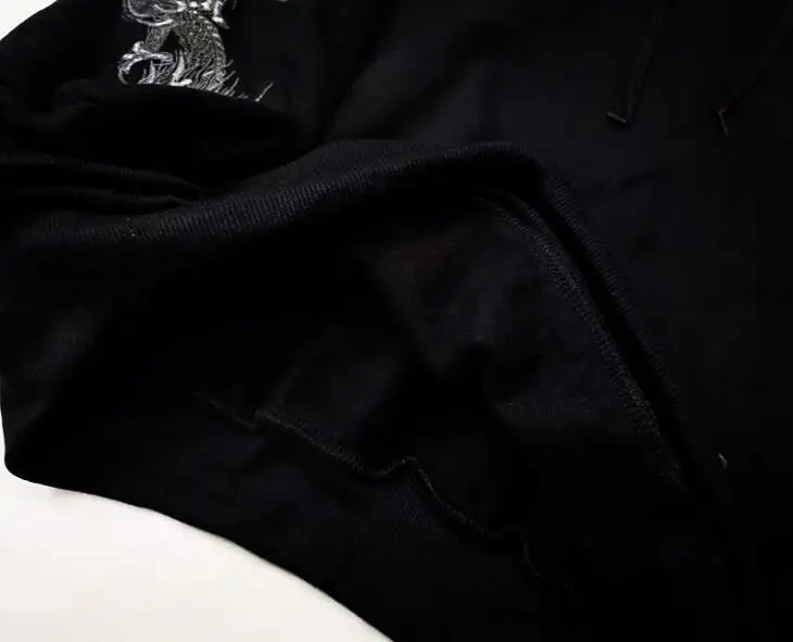 2019 новые осенние готические черные повседневные женские свитшоты больших