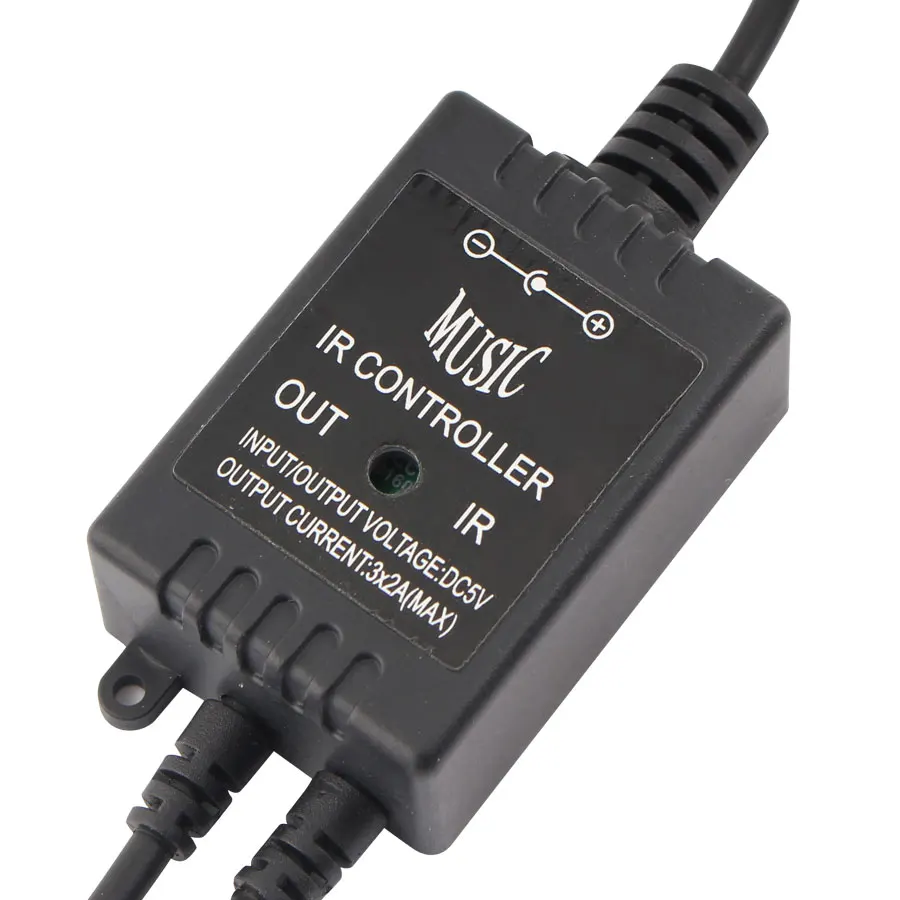 5 в музыка IR RGB USB контроллер 20 клавиш голосовой звуковой датчик практичная