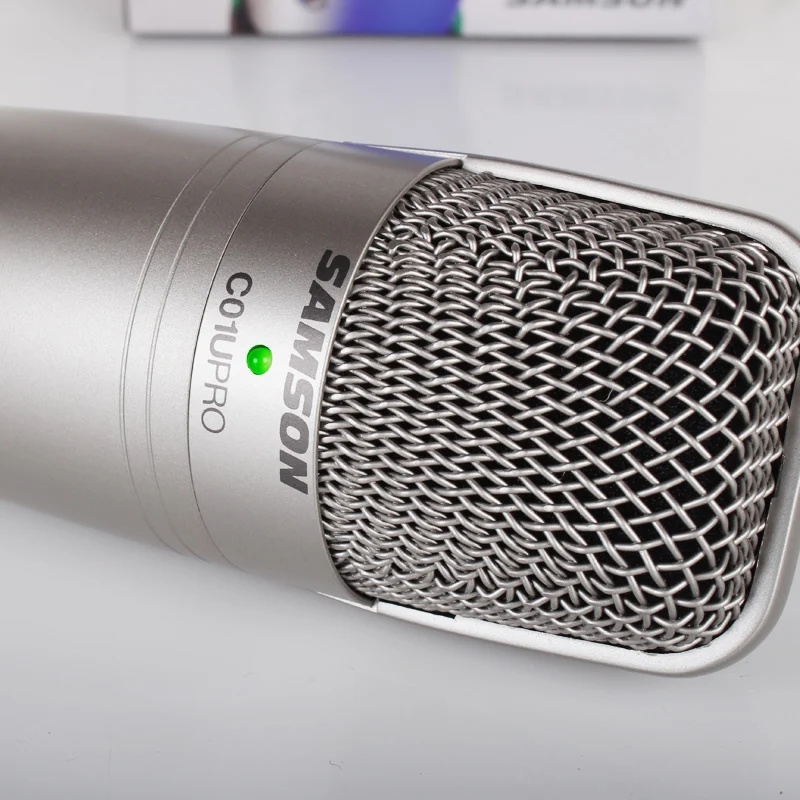 Оригинальный Samson C01U Pro (+ Самсон подарок ветрового стекла) USB конденсаторный