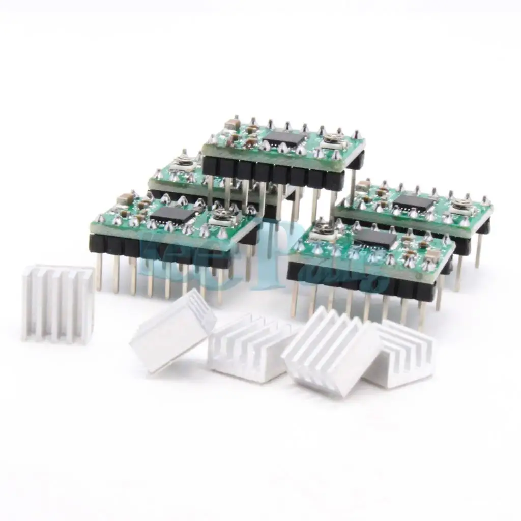 Контроллер Mega 2560 R3 + 1 контроллер RAMPS 4 5 шт. модуль шагового драйвера A4988 комплект