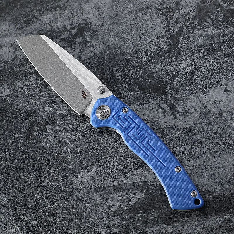 CH genuine folding knife EDC G10 handle D2 steel washed ball bearing tumbling tactical pocket camping hunting tool free shipping