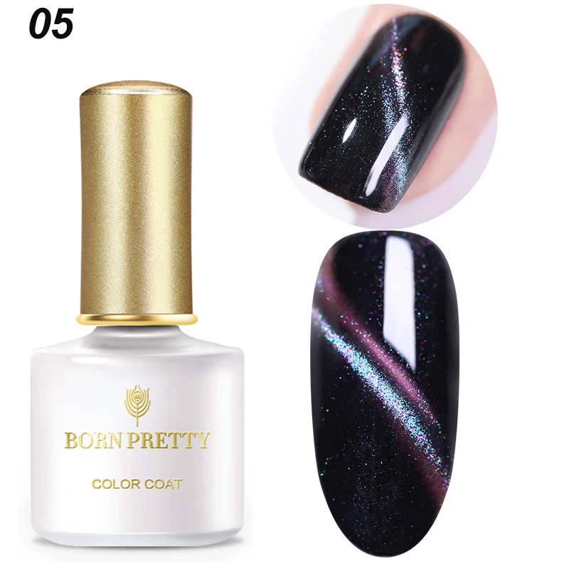 BPCC05 BORN PRETTY 6 мл Гель-лак для ногтей кошачий глаз магнитный лак для ногтей замачиваемый УФ-Гель-лак эффект кошачьих глаз базовое верхнее покрытие - Цвет: BPCC05