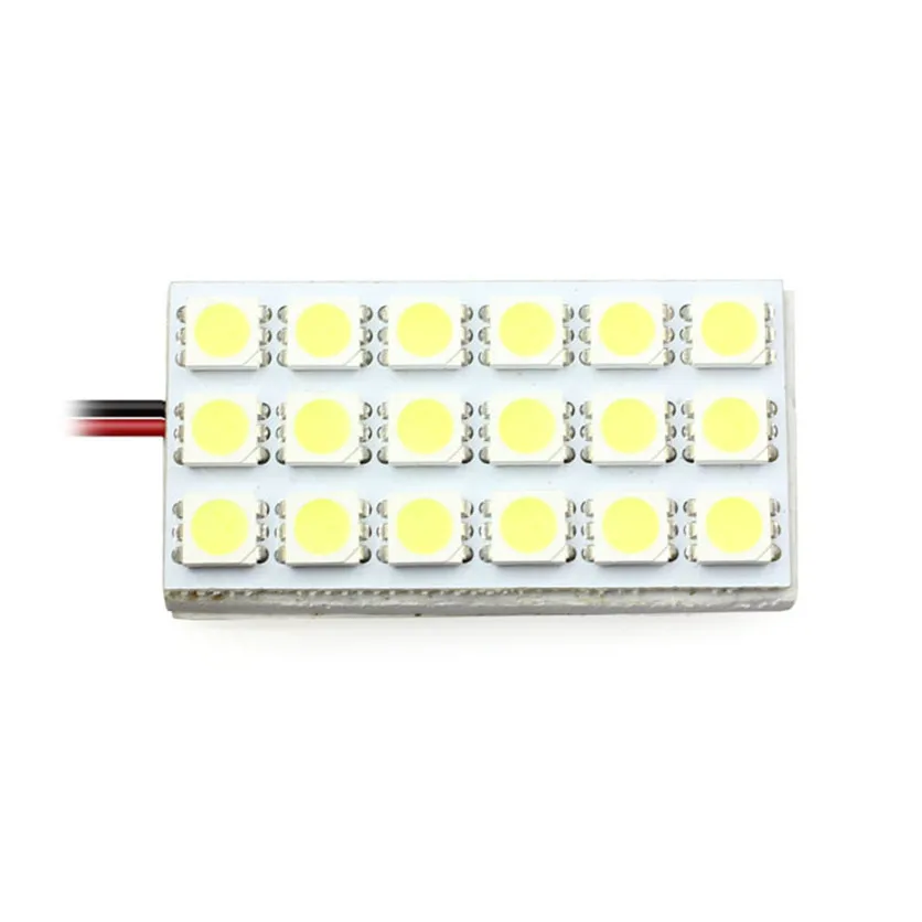 Франшиза 18 SMD 5050 LED T10 BA9S Festoon Свет адаптер автомобильный свет панель лампа 12В