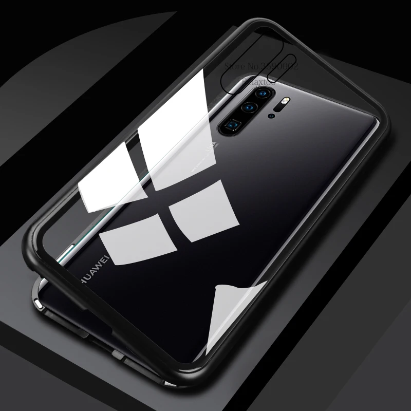 P30pro p20lite Магнитный флип-чехол для телефона для huawei p30 pro Стекло металлическая крышка на холсте для huawei p20 lite СВЕТ p 30 20 неодимовый магнит Coque