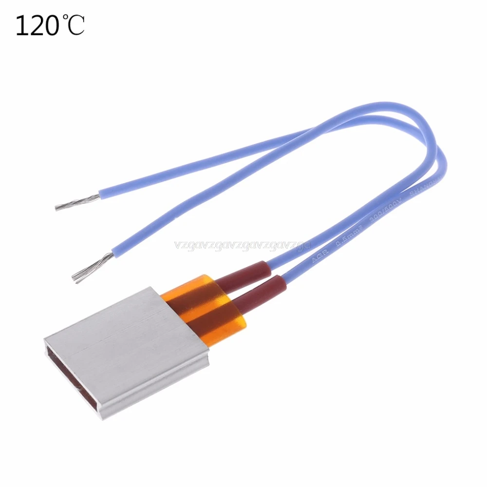 80C 120C 220C 12V PTC Керамическая электрическая нагревательная пластина алюминиевый корпус керамический лист постоянная температура нагреватель патио нагреватели D18
