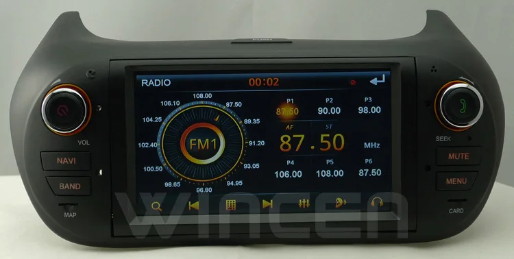 6 2-дюймовый автомобильный DVD GPS плеер для Fiat Fiorino с IPOD BT RDS радио USB SD Функция