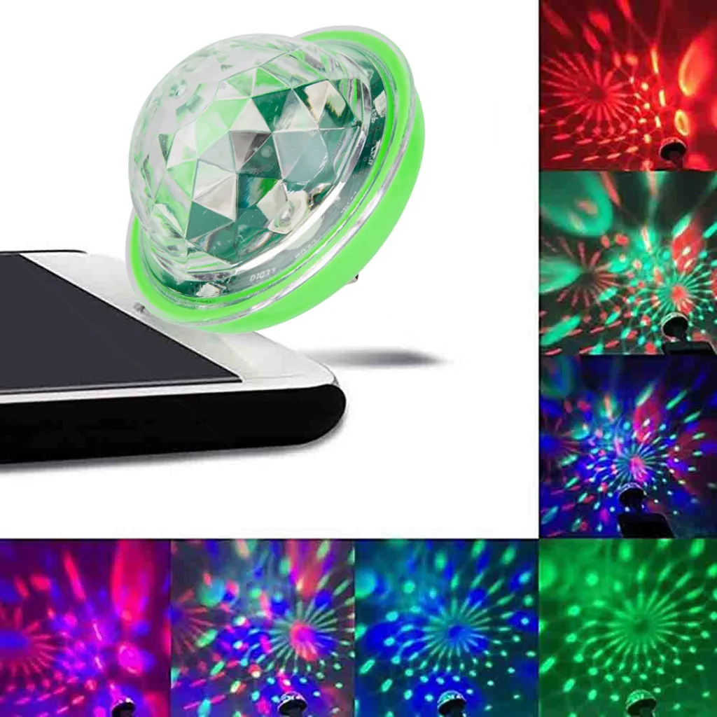 USB светильник-гаджет USB мини светодиодный RGB диско-сценический светильник вечерние Клубные DJ KTV Рождественский волшебный телефон шар лампа гаджеты Inteligentes светильник ing