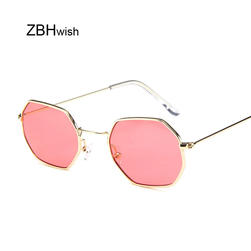 

Очки солнцезащитные шестиугольные для мужчин и женщин, модные брендовые дизайнерские тонированные солнечные очки