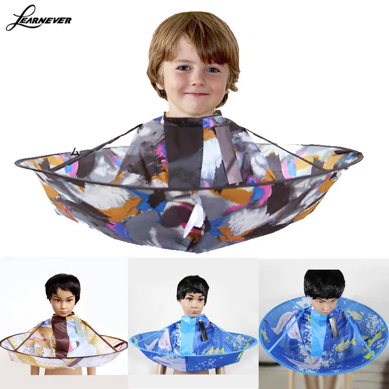 Cutting Umbrella Barber Cape Cloak Hair Styling Tool Cover Hairdresser Haircut Gown Apron for Professional Hair Cutting Wrap