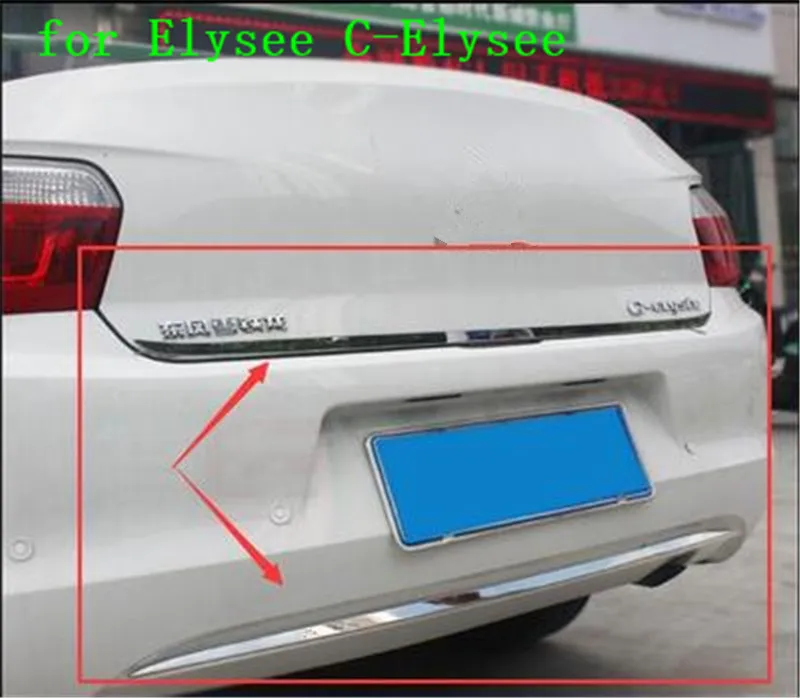 Автозапчасти из нержавеющей стали отделка задней двери отделочная полоса