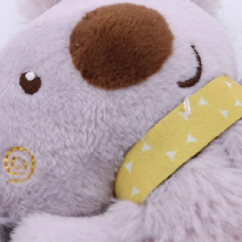 Мягкая детская погремушка игрушка кукла ручная работа коала плюшевая с кольцом