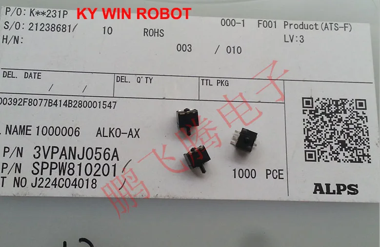 Миниатюрный односторонний сброс обнаружения Alps SPPW810201 переключатель движения